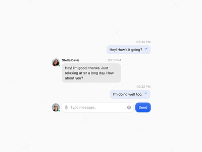 Chat - Base 02 UI Kit avatar button chat design system figma form input message messenger text field ui uikit ux wireframe