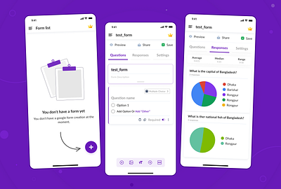 Form App Design app app screen branding business chart design form design form ui design mobile screen google form design graphic design illustration interface design mobile ui pie chart pie chart app screen screen typography ui ui design ux