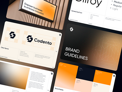 Codento - Branding brand design brand guidelines branding color concept graphic design logo poster typography ui