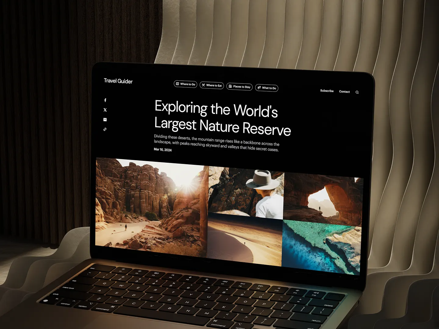 Ultimate Travel Blog Website Design: Exploring Nature's Wonders