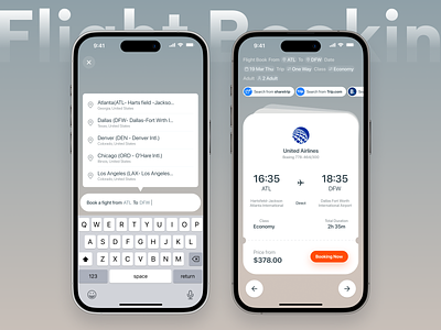 AI Flight Booking Mobile App - Search Flight ✨🪄 app design buy ticket flight booking app flight ticket booking ios mobile app search page search ticket tour app travel app