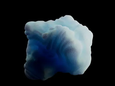 Alien blob 3d 3d art 3dart design houdini maxon motion graphics redshift redshift 3d render sidefx houdini sss vellum