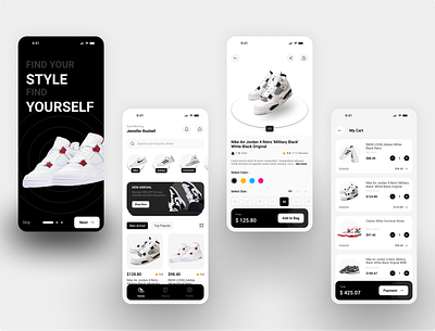 Shoes Store - App Design Concept commerce mobile product design shoes ui ui ux