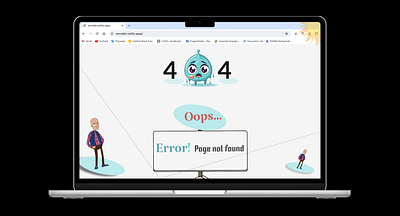 Daily UI #008 - Prompt: 404 Page ui