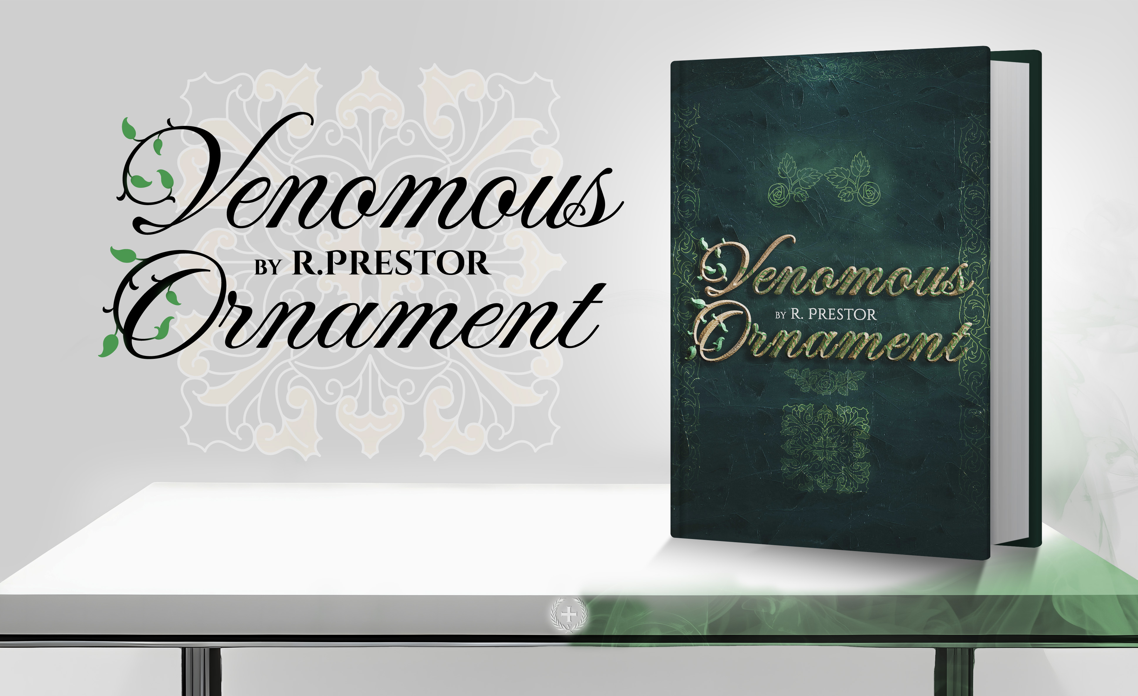 Example of Venomous Ornament (fantasy book cover)