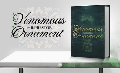Venomous Ornament (fantasy book cover) book cover book cover design cover graphic design