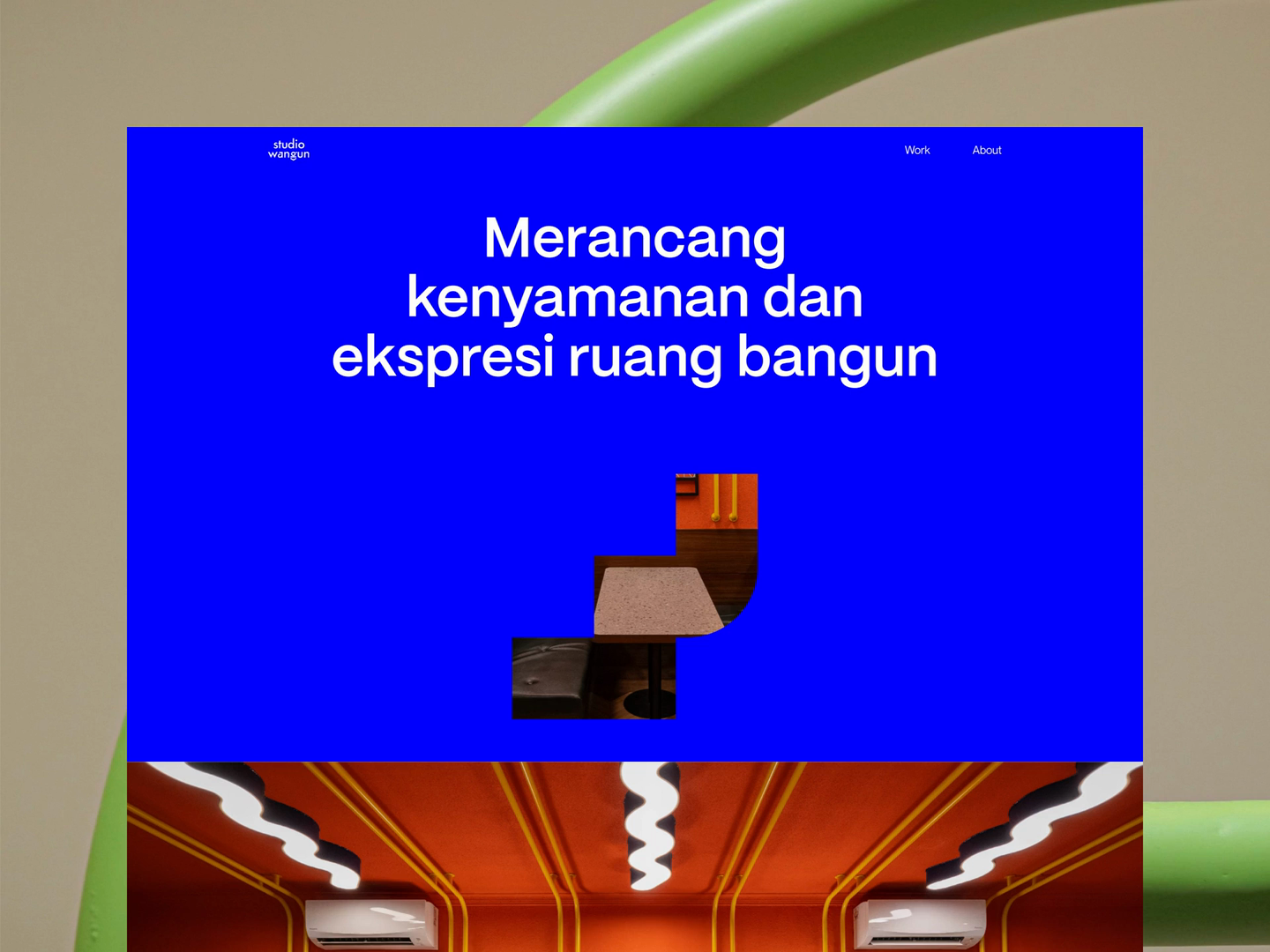 Example of Landing Page Framer Design & Dev
