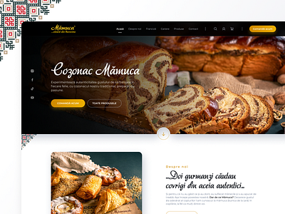 Bakery Franchise Design bakery clean design food landing page products restaurant ui design user experience webdesign