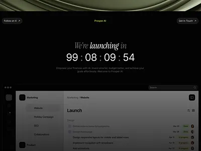 Ticking Framer Template countdown countdown template framer free template landing page saas template ui