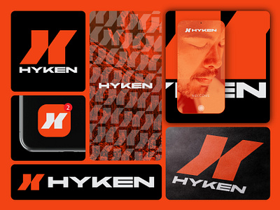Hyken branding adventure branding design graphic design h hiking icon letter logo mark monogram sports