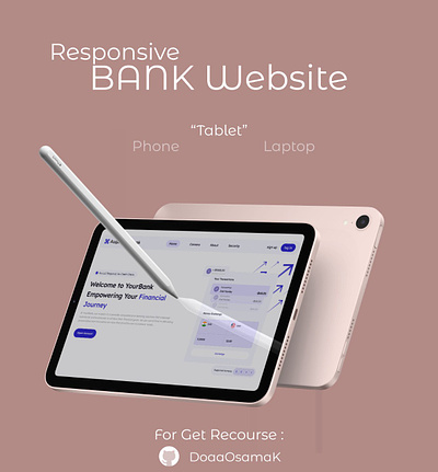 Responsive Bank UI-design ui