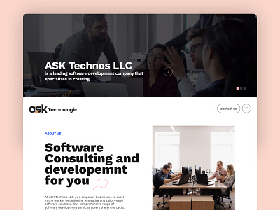 Redesign Website UI & UX - asktechnos