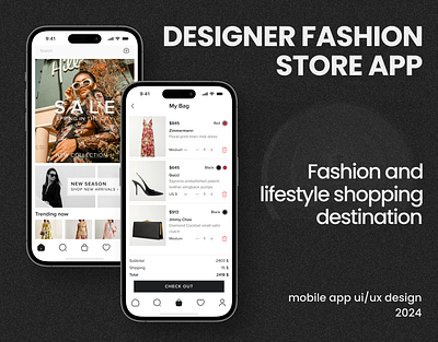 E-commerce - Mobile App app app design branding brands design e commerce fashion illustration logo mobile app online store product shop shop style typography ui ux