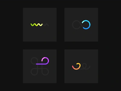 Minimal Motion Loaders - Stroke-Path Animation app clean design flat graphic design illustration loaders minimal motion motion graphics neon preloaders set stroke svg svgator ui ux