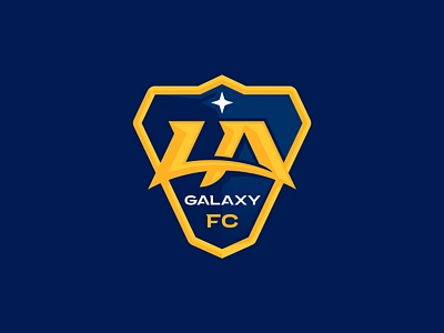 LA Galaxy FC america american football baseball basketball canada concept crest football galaxy la galaxy los angeles mark mls monogram soccer sports super bowl usa