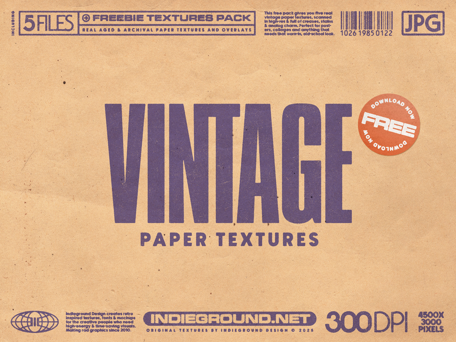 Free Vintage Paper Textures background free freebie paper retro texture vintage