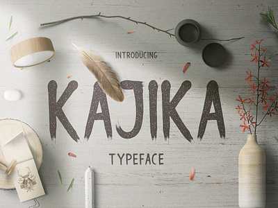 Kajika Font brudh brush font brush script casual display font fancy fonts kajika kajika font natural rustic sharp textured typeface typeface typography typography