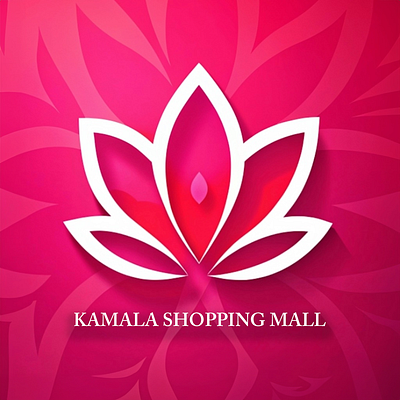 Logo for Kamala Shopping mall branding color design graphic design logo typography vector