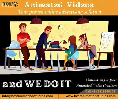 Animated Video Production Services 2d animation animation animation videos explainer video motion graphics