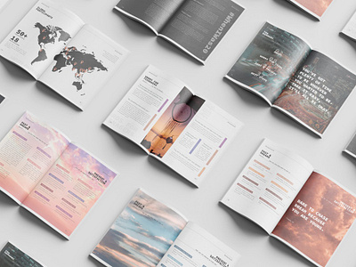 Magazine design graphic design typography