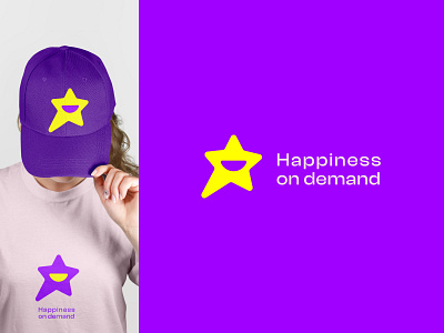 Happiness on Demand: Logo Design branding cource course happiness joy logo smiling star star