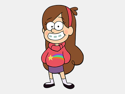 ▸Mabel Pines 🌠 from Gravity Falls◂【WIP】 3d modelling octane rendering