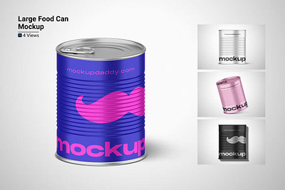 Food Tin Packaging Mockup can mockup can tin mockup canned food mockup food mockup food tin packaging mockup packaging mockup tin mockup