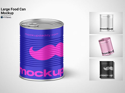 Food Tin Packaging Mockup can mockup can tin mockup canned food mockup food mockup food tin packaging mockup packaging mockup tin mockup