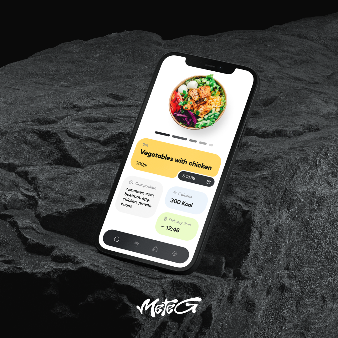 Food Delivery Service Concept | Meteg by Egor Meteg on Dribbble