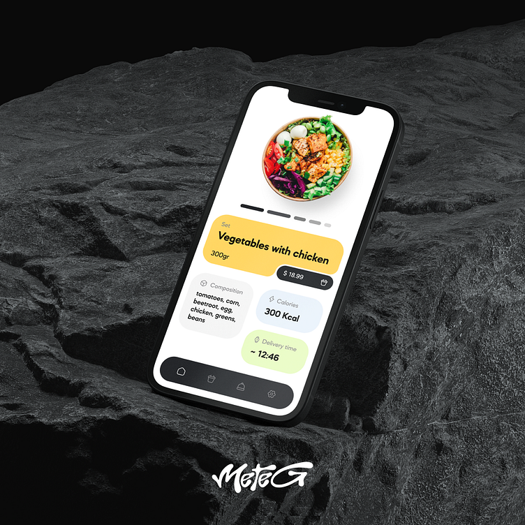 Food Delivery Service Concept | Meteg by Egor Meteg on Dribbble