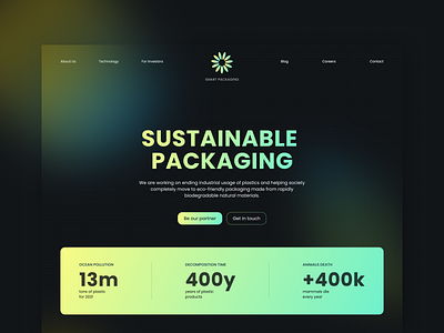 Redesign for packaging's website design figma landing package packaging redesign ui ux webdesign