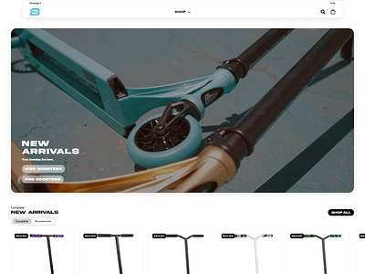 Design a similar website like Alphalete alphalete designing scooter barn shopify website
