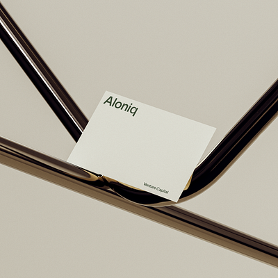 Aloniq: Brand identity brand branding business card corporate style design fintech fonts graphic design identity lausanne logo typeface vc venture