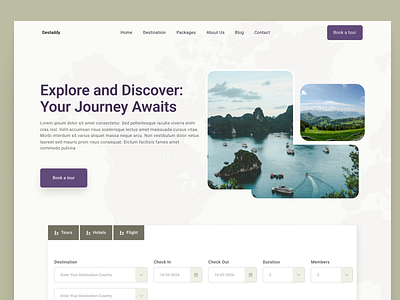 Travel and Tourism design freelance ui ux