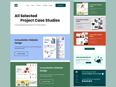 Portfolio Website - Portfolio Page Design minimal website modern website personal portfolio website portfolio portfolio page portfolio website portfolio website design projects page design ui design ui ux design ux design web design website website design