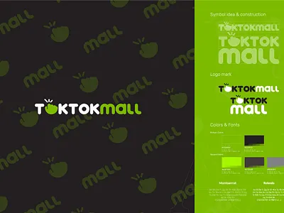 TokTok Mall 2d brand identity branding design dribbble dribbble best shot graphic design green logo knock knock logo logo design mall mall logo mongolia vector visual visual identity
