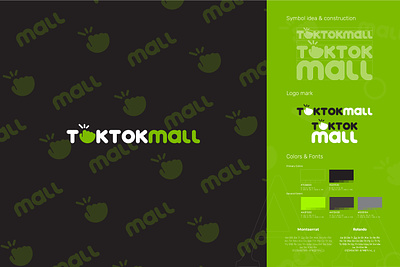 TokTok Mall 2d brand identity branding design dribbble dribbble best shot graphic design green logo knock knock logo logo design mall mall logo mongolia vector visual visual identity