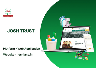 Josh Trust - Case Study (School Alumini site) casestudy design ui ux uxdesign web application webapp