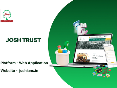 Josh Trust - Case Study (School Alumini site) casestudy design ui ux uxdesign web application webapp