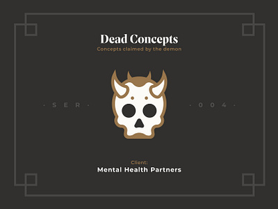 Dead Concepts Ser. 04 black concepts dead demon gold skull style tiles teal ui ux uxui visual design website website design white