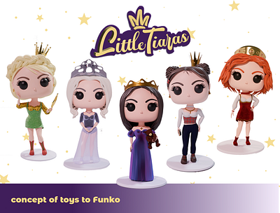 concept of toys to Funko 3d animation graphic design motion graphics