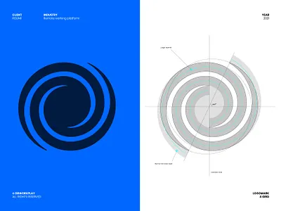 Rounx logomark & grid brand brand designer brand inspiration branding brands davor butorac dbworkplay design icon logo logo design logo designer logo inspiration logomark logotype symbol visual identity