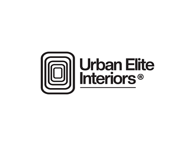 Urban Elite Interiors® branding design interior brand logo interior logo letter mark logo design logo logo design logo design inspiration logo design inspirations logo inspiration urban logo urban space logo