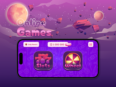 Triple Seven Game Design (Candy style) game design slot machines slots slots game triple seven ui ui design