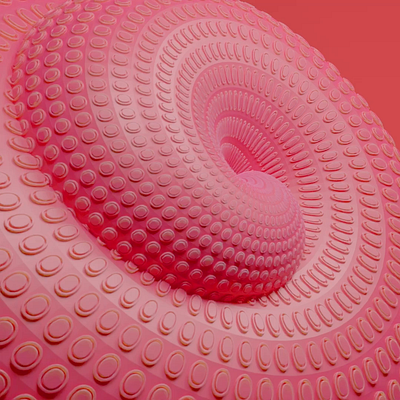 Hypnotic spiral 3d animation blender motion graphics ui