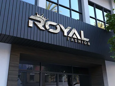 ROYAL Fashion logo atik atik mansur branding branding design business card design graphic design logo logo design motion graphics