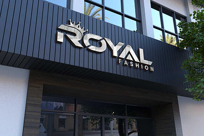 ROYAL Fashion logo atik atik mansur branding branding design business card design graphic design logo logo design motion graphics