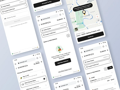 UPI Payment Plugin - Mobile View address api geo geo location interface mobile payment plugin responsive ui ui design upi upi payment ux ux design