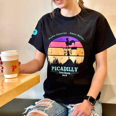 Picadilly Coffee - Merch Graphic & Layout branding graphic design print design vector
