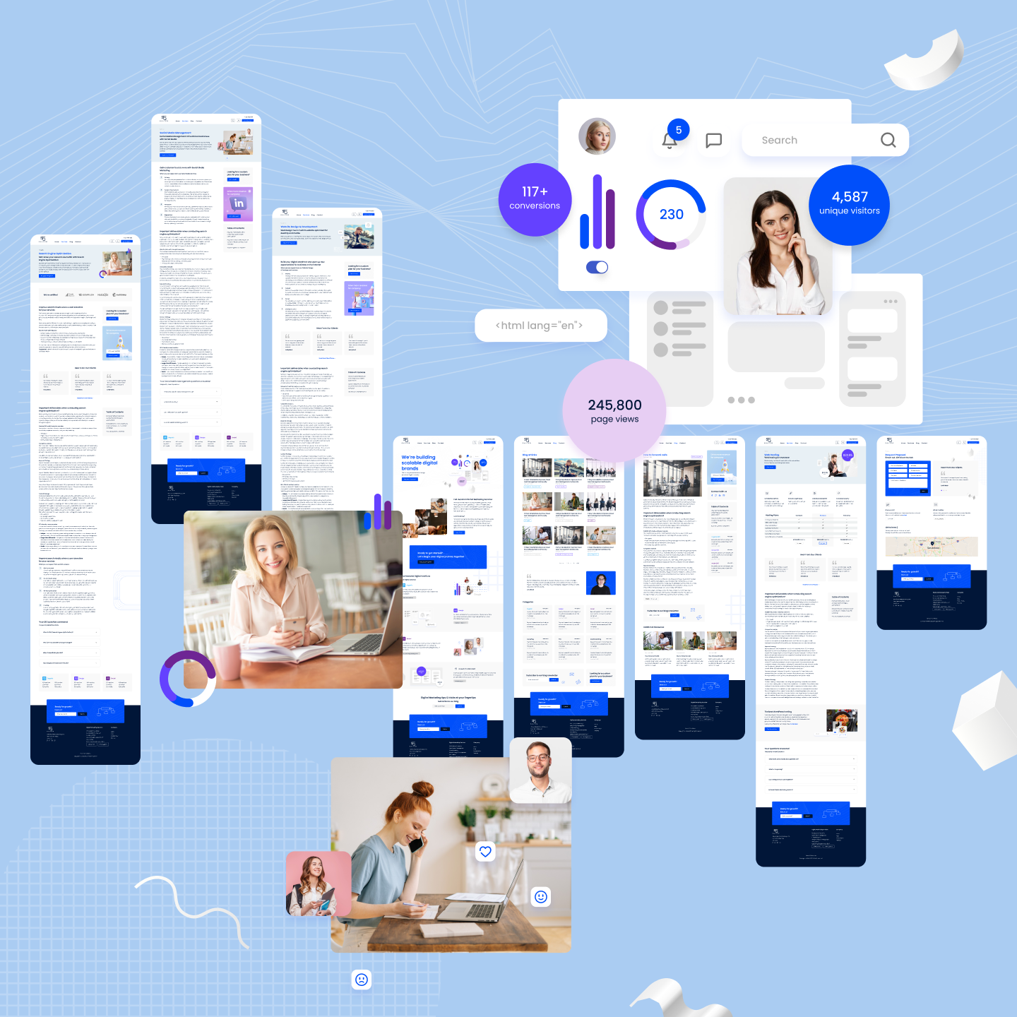 Salteq web design ui